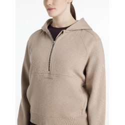 LeMieux Henrietta half-zip hoodie Amandel Bruin LeMieux Henrietta half-zip hoodie Amandel Bruin