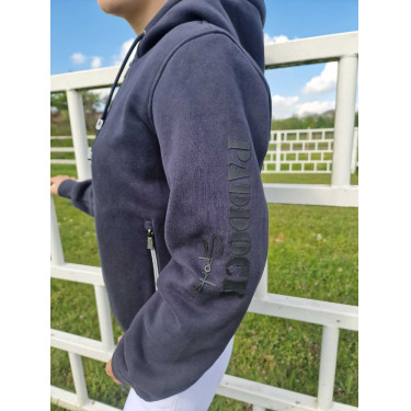 Sweatshirt Montebello Paddock Sports Zwart