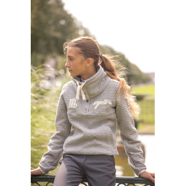 Sweat Pénélope Pépita Grijs