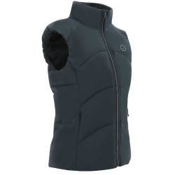 Mouwloze bodywarmer Equithème Lina dames Marineblauw