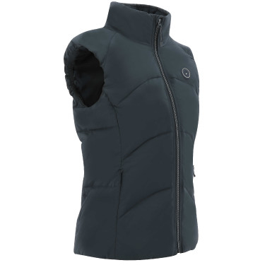 Mouwloze bodywarmer Equithème Lina dames Marineblauw