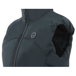 Mouwloze bodywarmer Equithème Lina dames Marineblauw