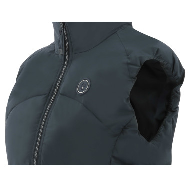 Mouwloze bodywarmer Equithème Lina dames Marineblauw