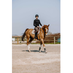 T-shirt Pro Series Canter lange mouwen Zwart