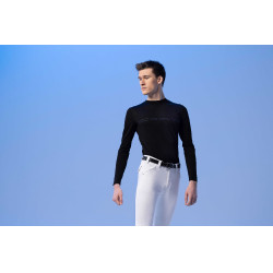 T-shirt Pro Series Canter lange mouwen Zwart