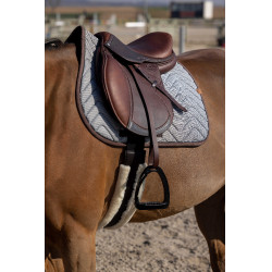 Zadeldek Equithème Tweedytan Wit Zadeldek Equithème Tweedytan Wit