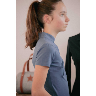 Polo Iliana Pénélope Blauw / grijs