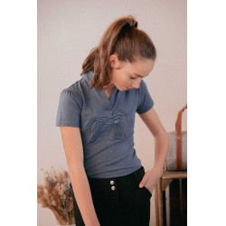 Polo Iliana Pénélope Blauw / grijs