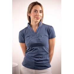 Polo Iliana Pénélope Blauw / grijs