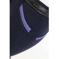 Broek Equithème Kylie siliconenzitvlak Marineblauw