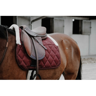 Zadeldek Equithème Pro air Bordeaux