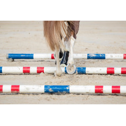 Norton XTR beschermers met knopen van synthetisch schapenvacht Marineblauw