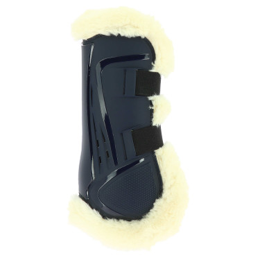 Norton XTR beschermers met knopen van synthetisch schapenvacht Marineblauw