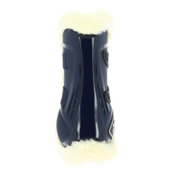 Norton XTR beschermers met knopen van synthetisch schapenvacht Marineblauw