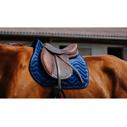 Zadeldek Equithème Glossy Marineblauw