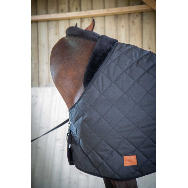 Gewatteerde Paddock Sports Deken Zwart Gewatteerde Paddock Sports Deken Zwart