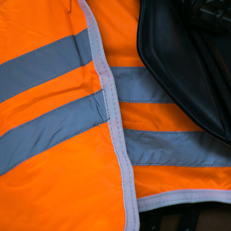 Reflecterende fluorescerende zadeldoek Horze Reflecterende fluorescerende zadeldoek Horze