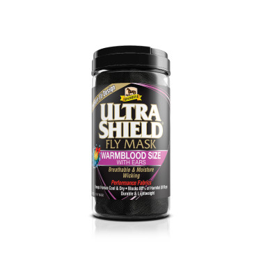 Vliegenmasker met oren Absorbine Ultrashield Vliegenmasker met oren Absorbine Ultrashield