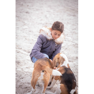 Bombers Eden door PL Lyon Grijs glitter