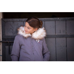 Bombers Eden door PL Lyon Grijs glitter