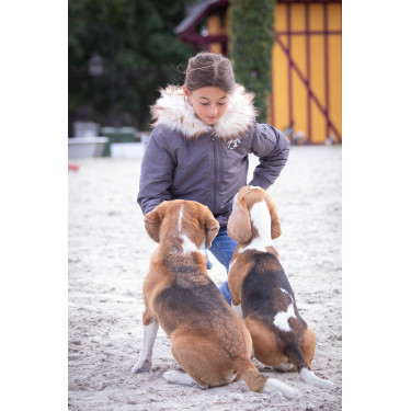 Bombers Eden door PL Lyon Grijs glitter