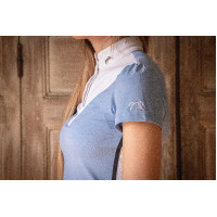 Wedstrijdpolo Pénélope Moon Arctisch blauw