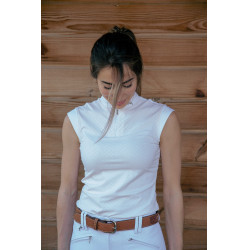 Wedstrijdpolo Pénélope Seville Zandkleurig Beige