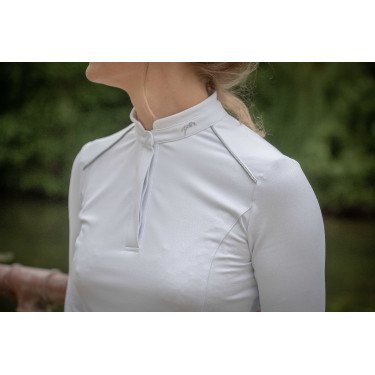 Polo Pénélope Anais lange mouwen Wit