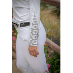 Polo Pénélope Anais lange mouwen Wit