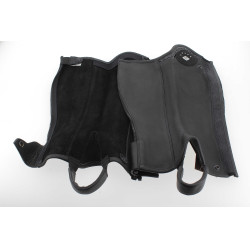 Mini chaps Pénélope Softy Zwart