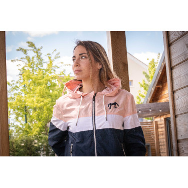 Blouson Pénélope Celecce Marine / roze Blauw Blouson Pénélope Celecce Marine / roze Blauw