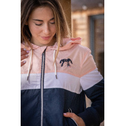 Blouson Pénélope Celecce Marine / roze Blauw Blouson Pénélope Celecce Marine / roze Blauw