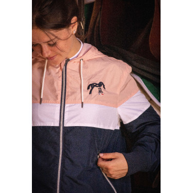 Blouson Pénélope Celecce Marine / roze Blauw Blouson Pénélope Celecce Marine / roze Blauw