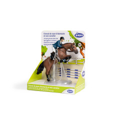 Springpaard en zijn ruiter Papo