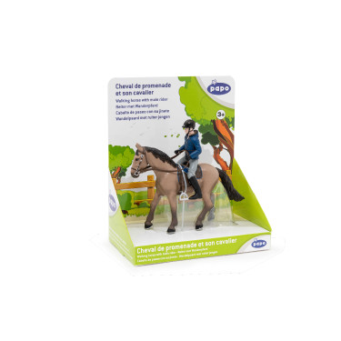 Wandelpaard en zijn ruiter Papo