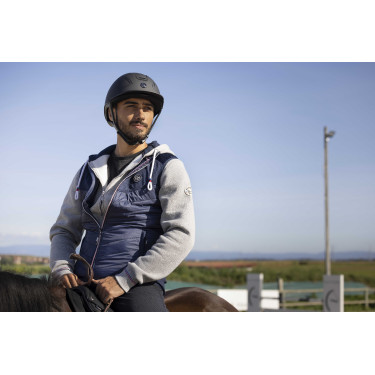 Mouwloos vest Equithème Jules Marineblauw