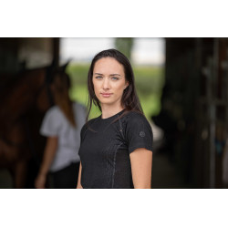 T-shirt Pro Series Vibration korte mouwen Zwart