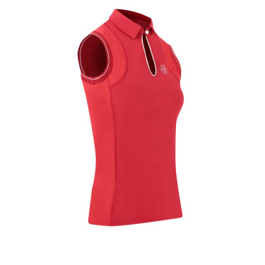 Polo Equithème Sarah zonder mouwen Kers Rood