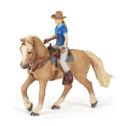 Westerns paard en zijn ruiter Papo Westerns paard en zijn ruiter Papo