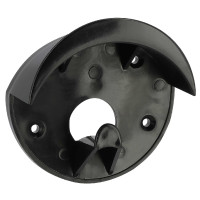 Plastic hoofdstelhanger Hippotonic Zwart