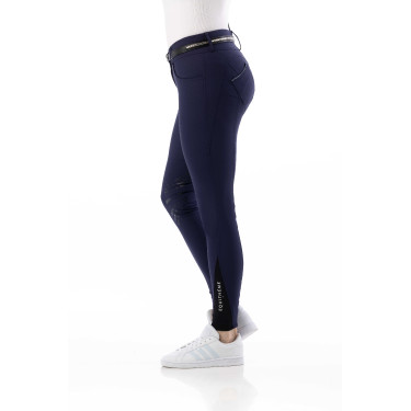 Push-up broek Equithème Bella Marineblauw