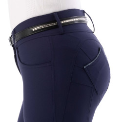 Push-up broek Equithème Bella Marineblauw