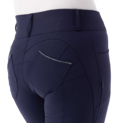 Push-up broek Equithème Bella Marineblauw