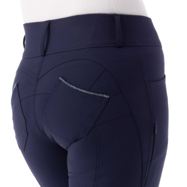 Push-up broek Equithème Bella Marineblauw