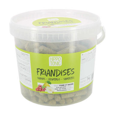 Doces para cavalos sabor pera e uva Hippotonic Doces para cavalos sabor pera e uva Hippotonic