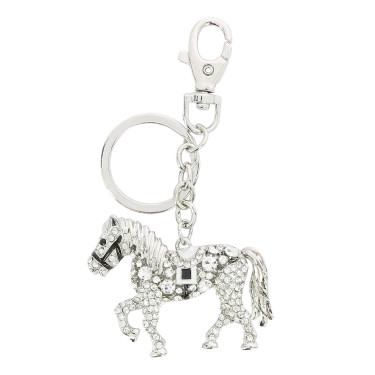Sleutelhanger Equi-Kids Charly Zilver / zwart Sleutelhanger Equi-Kids Charly Zilver / zwart