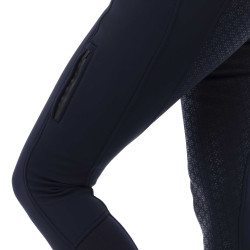 Softshell broek Equitheme Kitzbuhl siliconen zitvlak Marineblauw Softshell broek Equitheme Kitzbuhl siliconen zitvlak Marineblauw