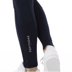 Softshell broek Equitheme Kitzbuhl siliconen zitvlak Marineblauw Softshell broek Equitheme Kitzbuhl siliconen zitvlak Marineblauw