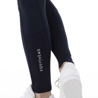 Softshell broek Equitheme Kitzbuhl siliconen zitvlak Marineblauw Softshell broek Equitheme Kitzbuhl siliconen zitvlak Marineblauw