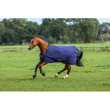 Therapie-deken Bucas T/O B/N Light Marine / oranje Blauw